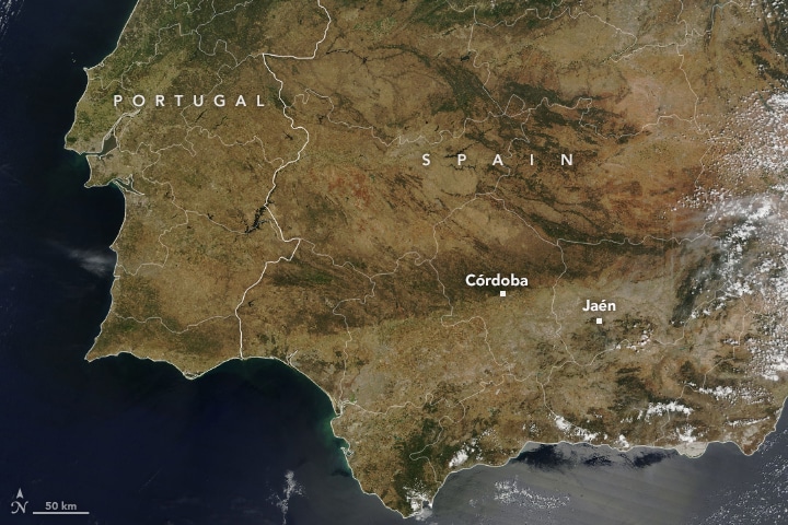 image sequía en España nasa sequia en espana 1