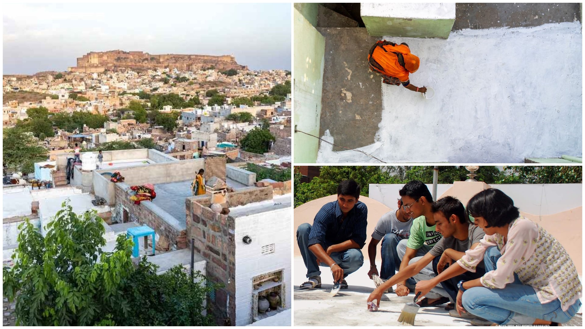 Esta pintura ultrablanca está refrescando el interior de las casas de los barrios más pobres de la India