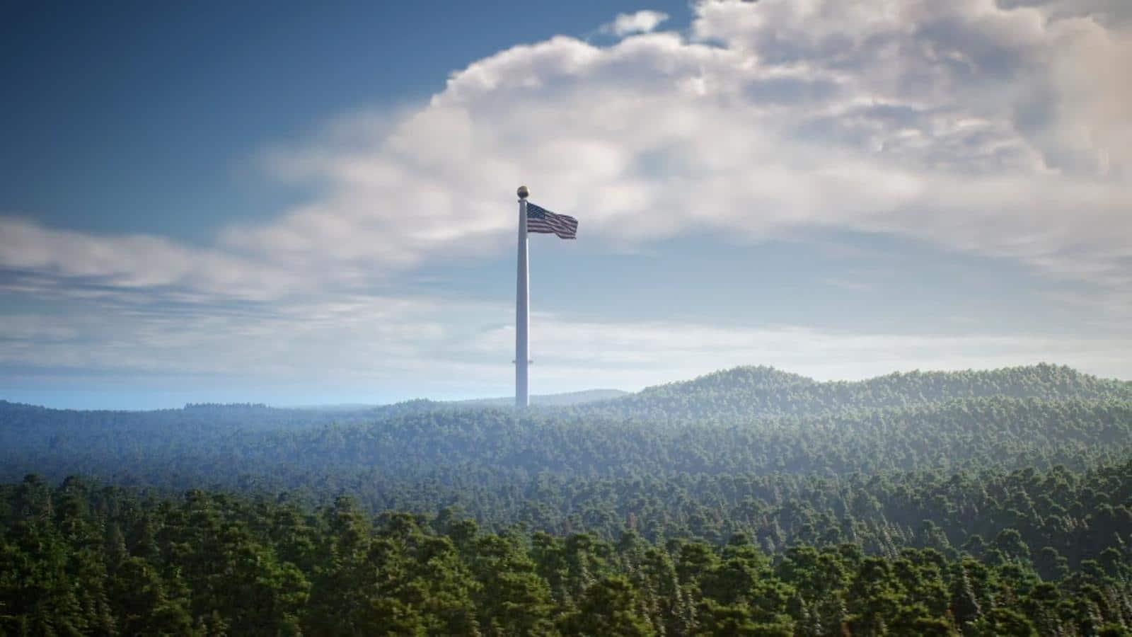 Presentaron un proyecto para construir la bandera más alta del mundo en Estados Unidos dónde y cómo podría instalarse-1