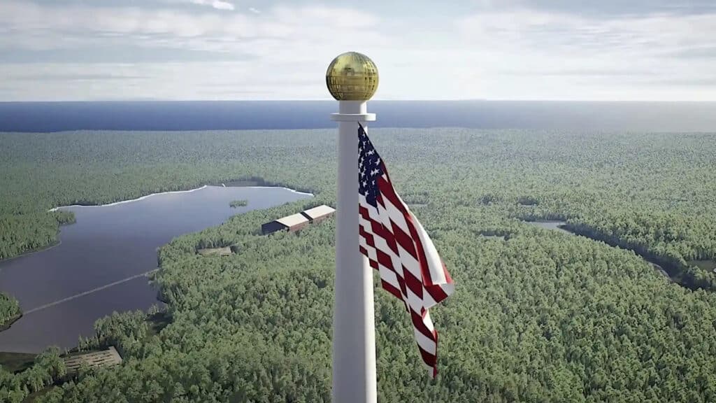 image bandera más alta del mundo Presentaron un proyecto para construir la bandera mas alta del mundo en Estados Unidos donde y como podria instalarse 2