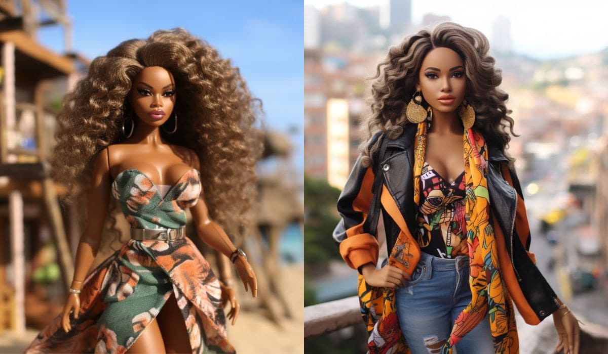 Usaron inteligencia artificial para saber cómo se vería una Barbie según las diferentes ciudades de Colombia-2