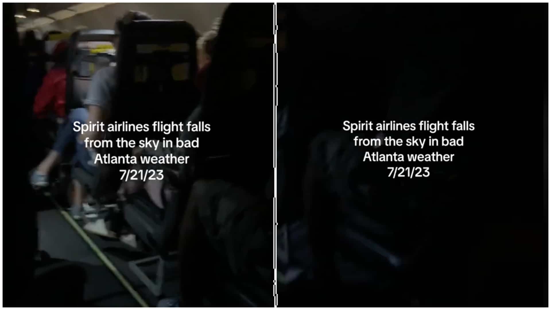 [Video] Pasajeros entran en pánico cuando el avión comienza a 'caer del cielo' durante una turbulencia