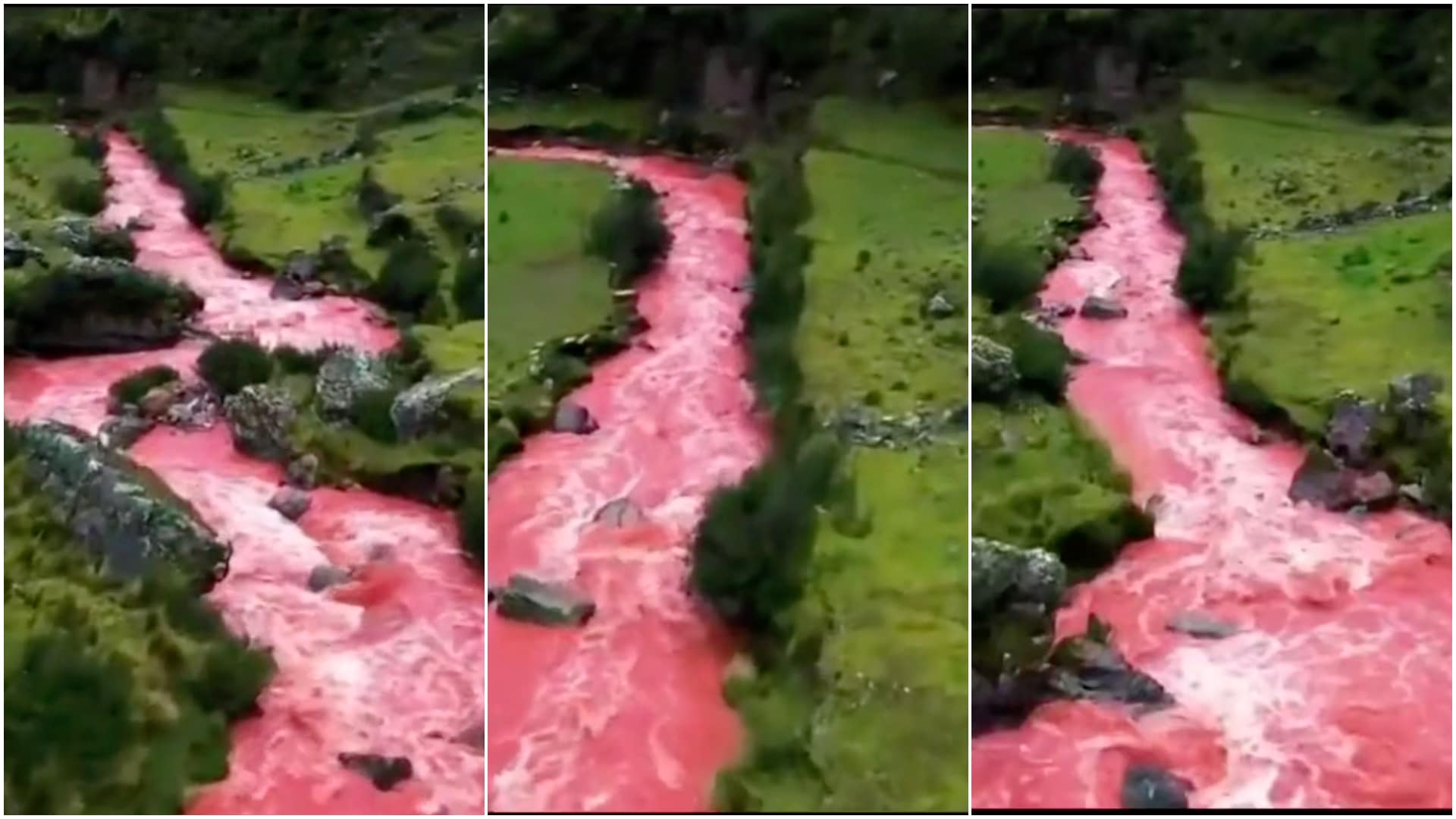 río rojo en perú