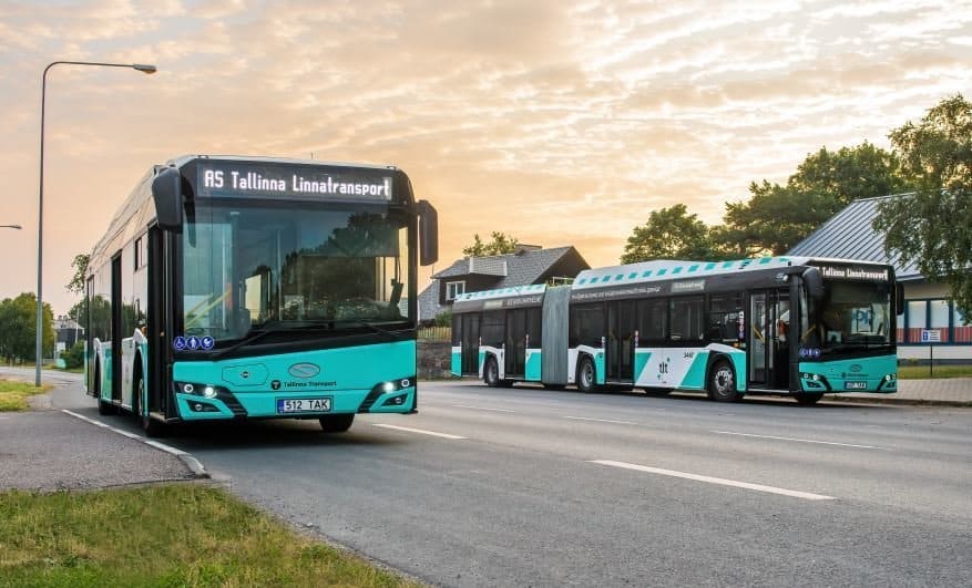 image tallin estonia encarga 100 autobuses gnc solaris