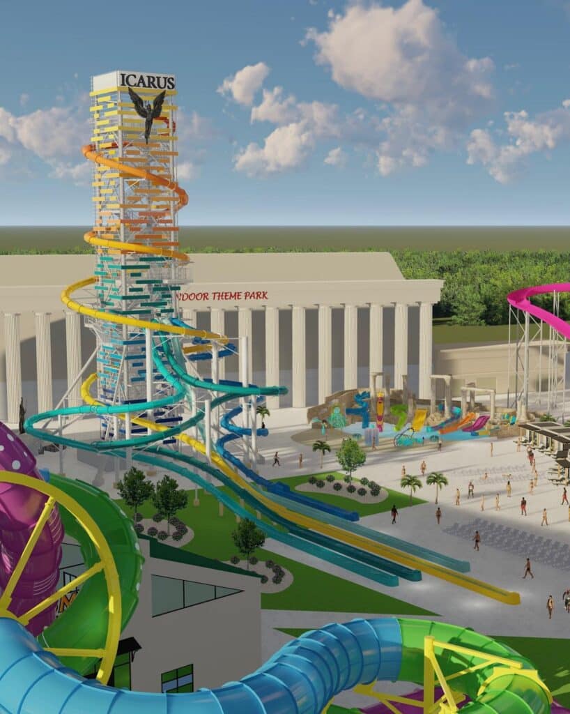 La capital mundial de parques acuáticos instalará pronto el tobogán acuático más alto de Estados Unidos