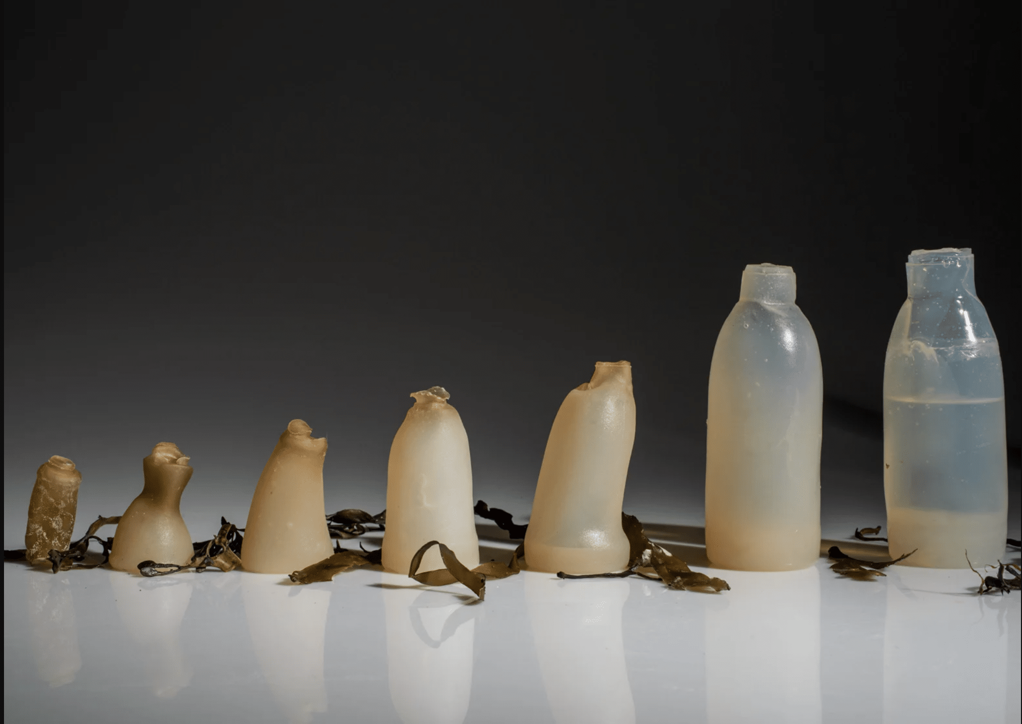 botellas de agua biodegradables