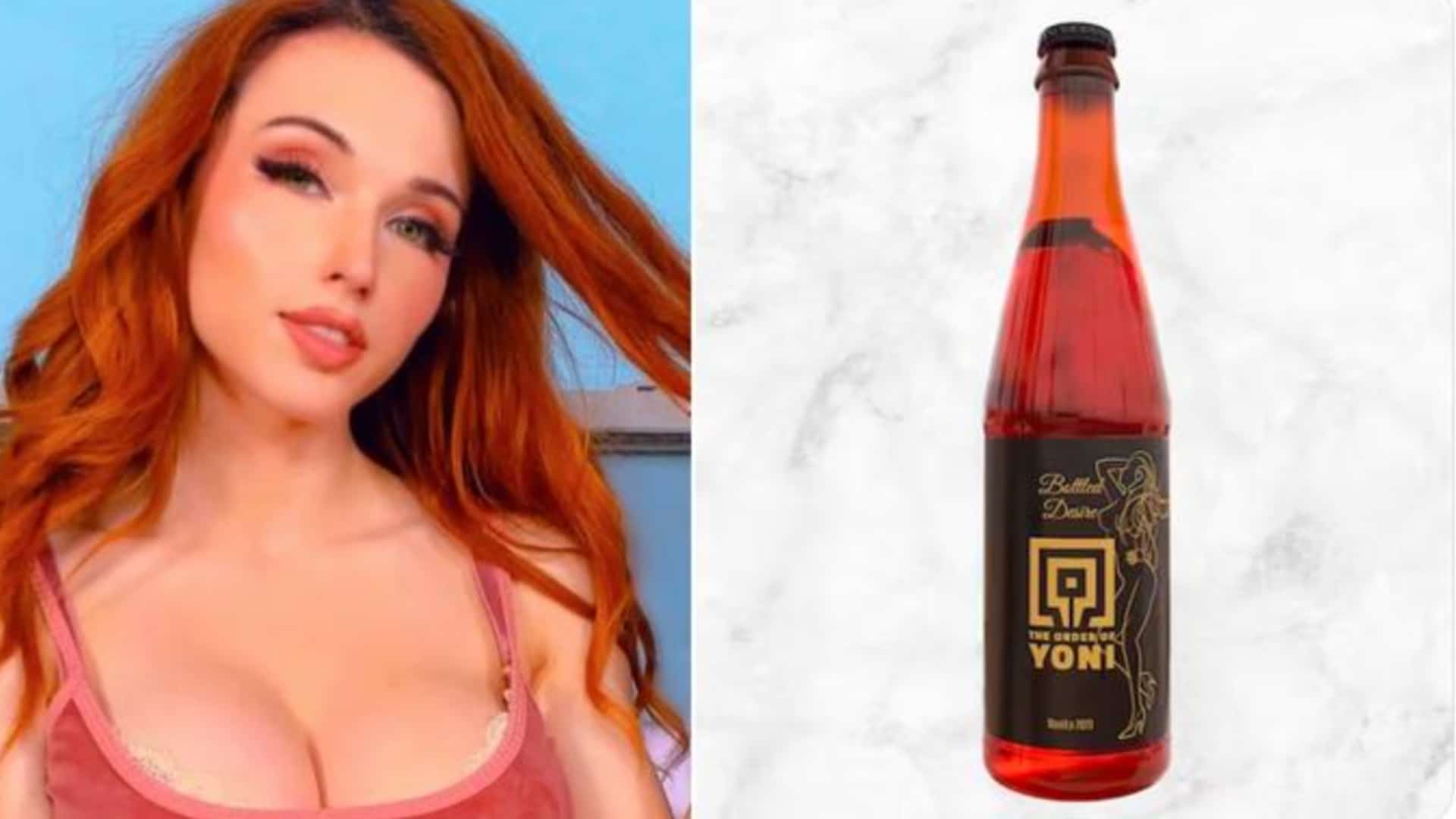 Amouranth se asocia con una empresa cervecera para crear un nuevo sabor utilizando su 'levadura vaginal'