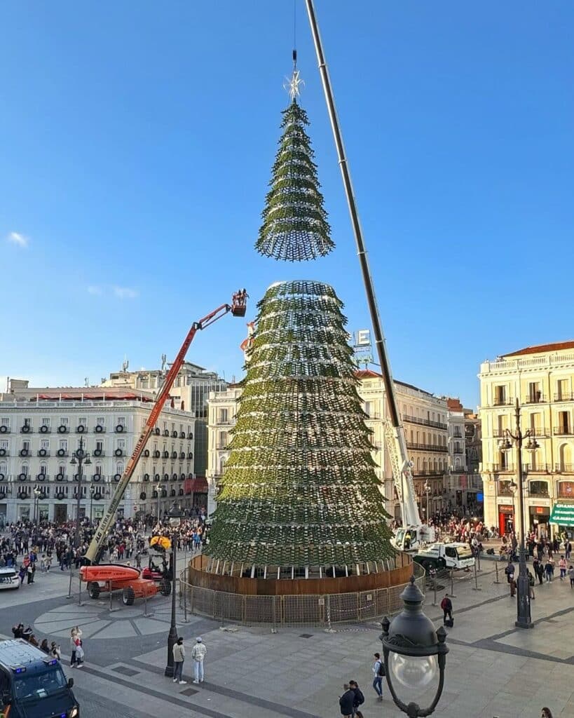 Madrid: La Puerta del Sol se prepara para la Navidad 2023