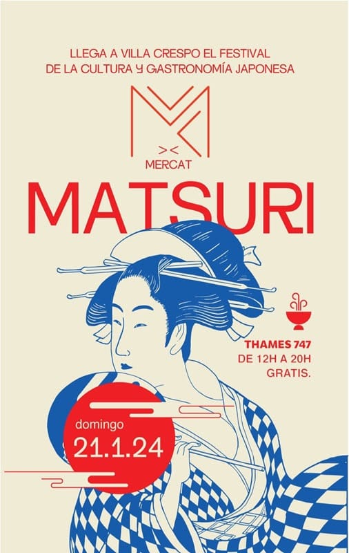 Este mercado gastronómico en un barrio exclusivo de Buenos Aires celebrará pronto un gran festival de cultura y gastronomía japonesa