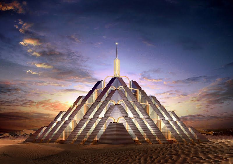 Dubai Ziggurat Pyramid