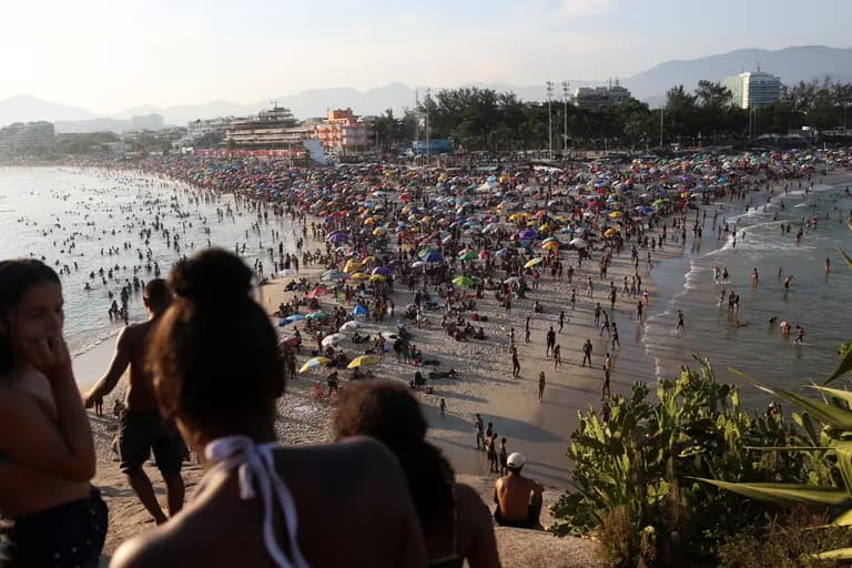 Nuevo récord de sensación térmica en Río de Janeiro: alcanzó 62,3°C registrados en medio de una intensa ola de calor