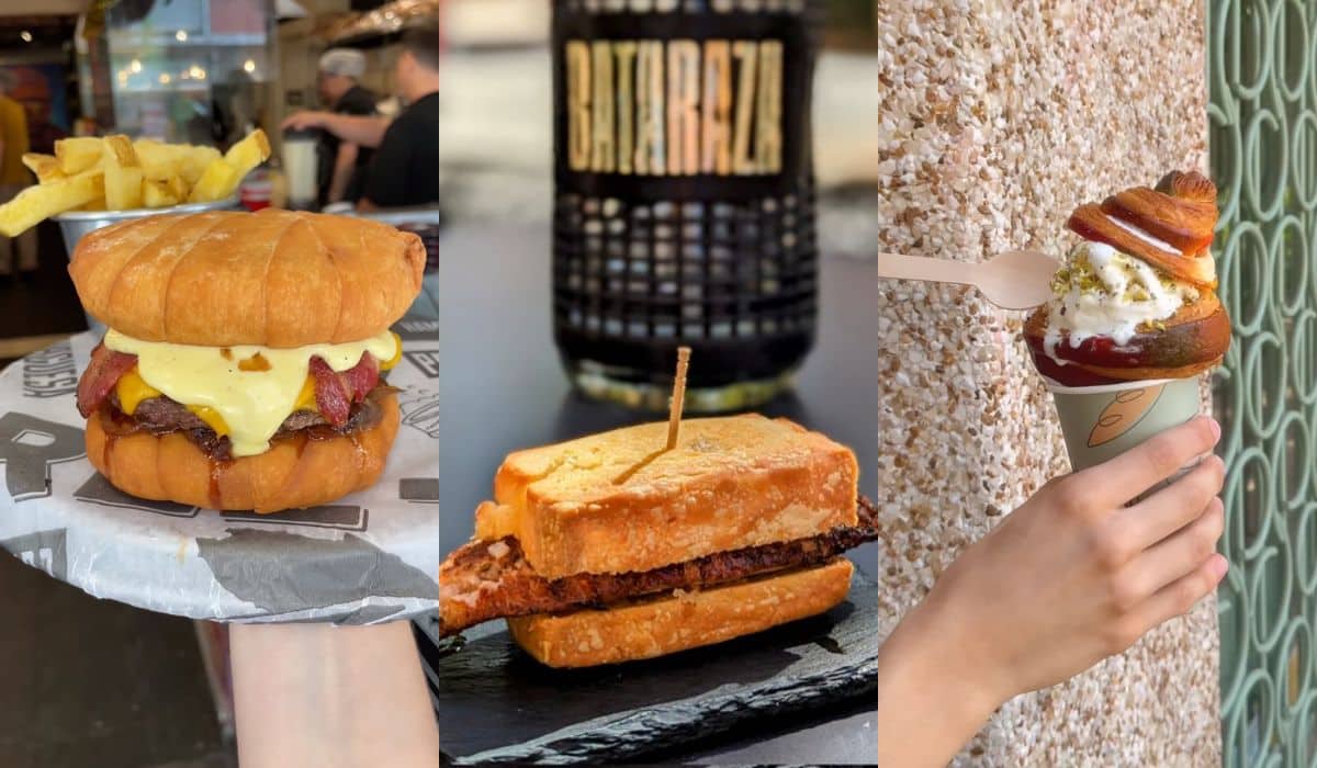 Tequeburgers, chori-chipa y croissants con helado 3 combinaciones exóticas para descubrir en Buenos Aires