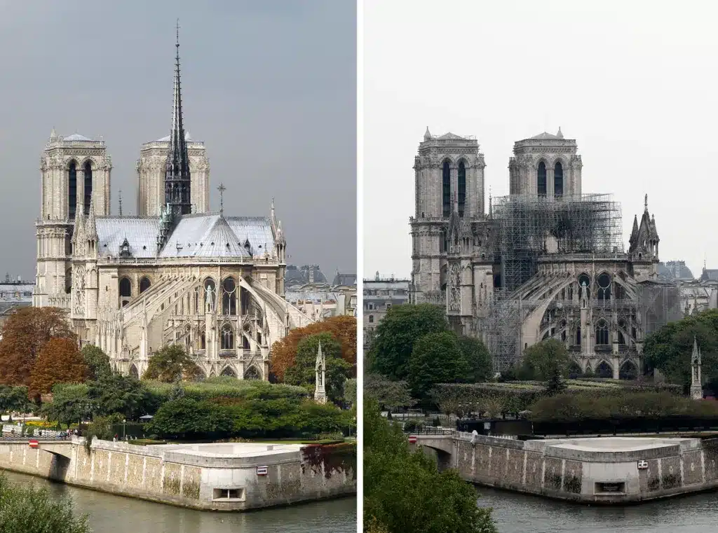 image notre dame before after getty 1