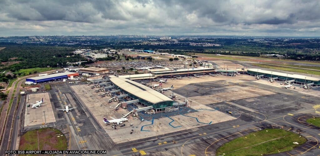 image aeropuertos aeropuerto de Brasilia vista aerea generica Brasil