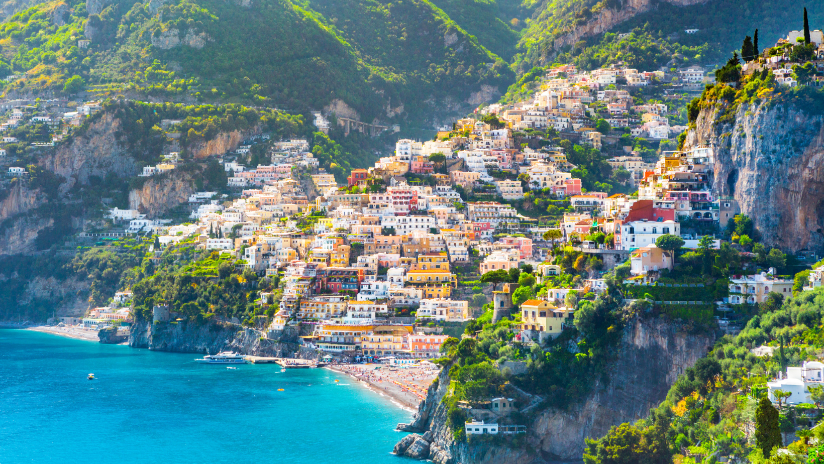 positano, italia