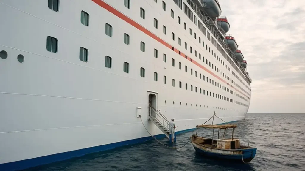 Un crucero rescata a cinco personas a la deriva en el mar: parte del grupo rechazó subir a bordo image crucero carnival rescata a cinco personas de una pequea embarcacin en peligro cerca de cuba Crucero