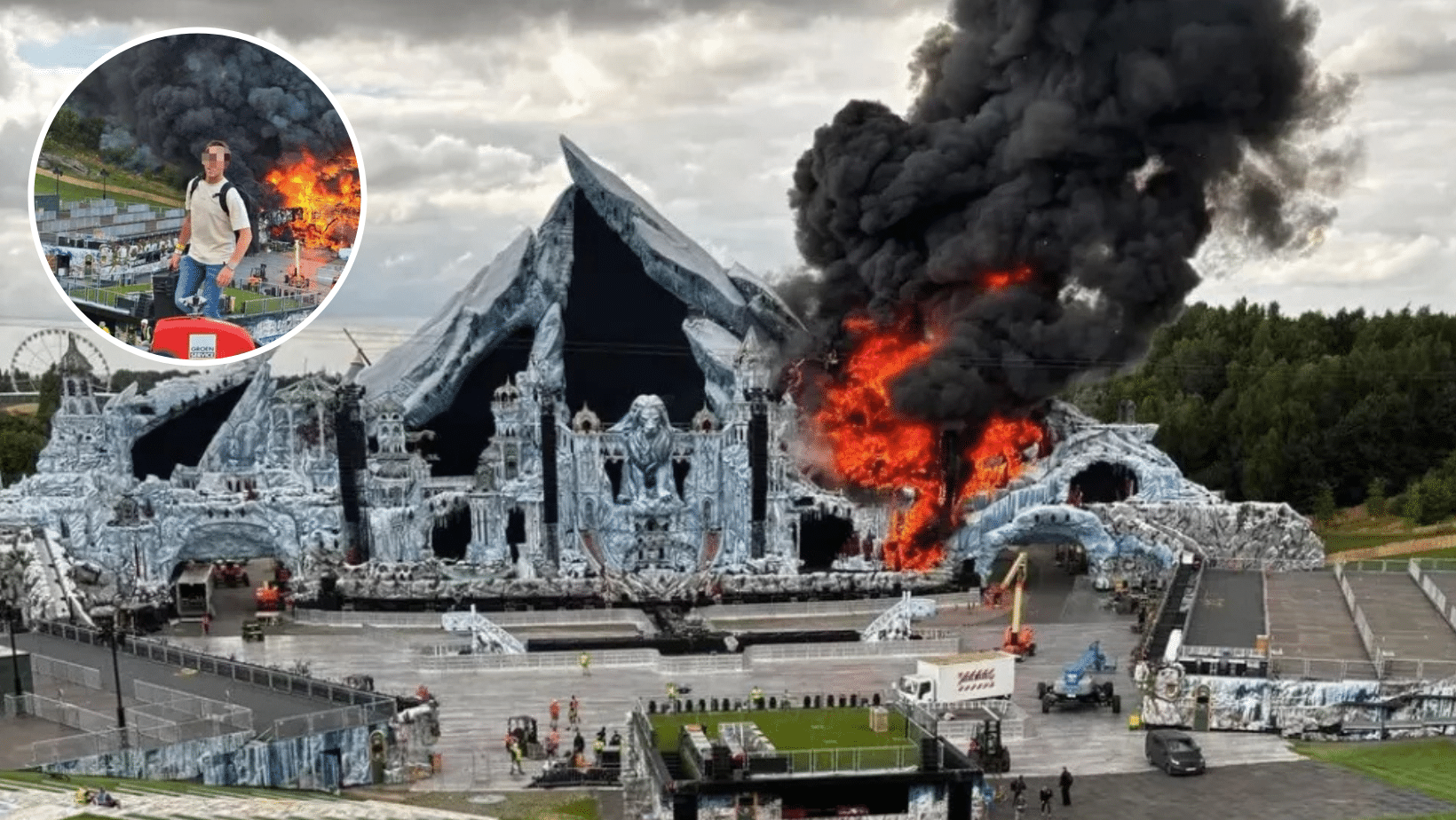 tomorrowland fire