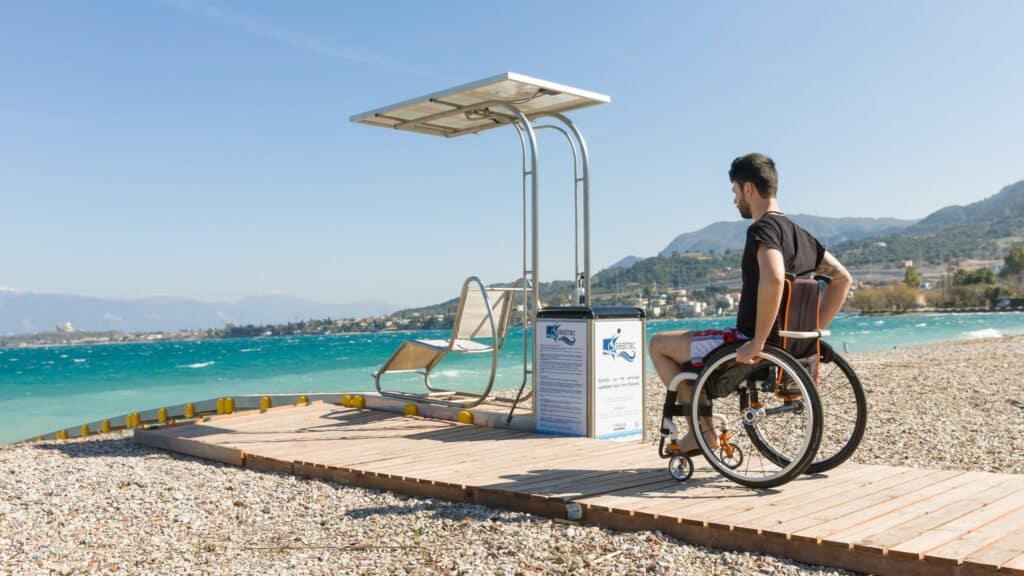image Over 280 beaches in Greece are becoming accessible for wheelchairs. ETIC Hotels scaled 1