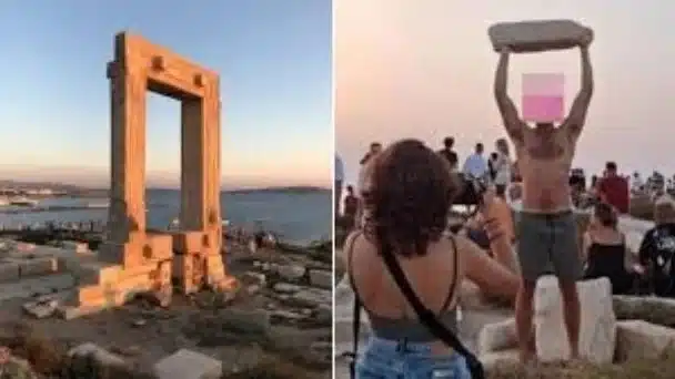 Escándalo en Naxos: turistas semidesnudos y actos irrespetuosos en la histórica Portara image f608x342 560878 590601 5050 1