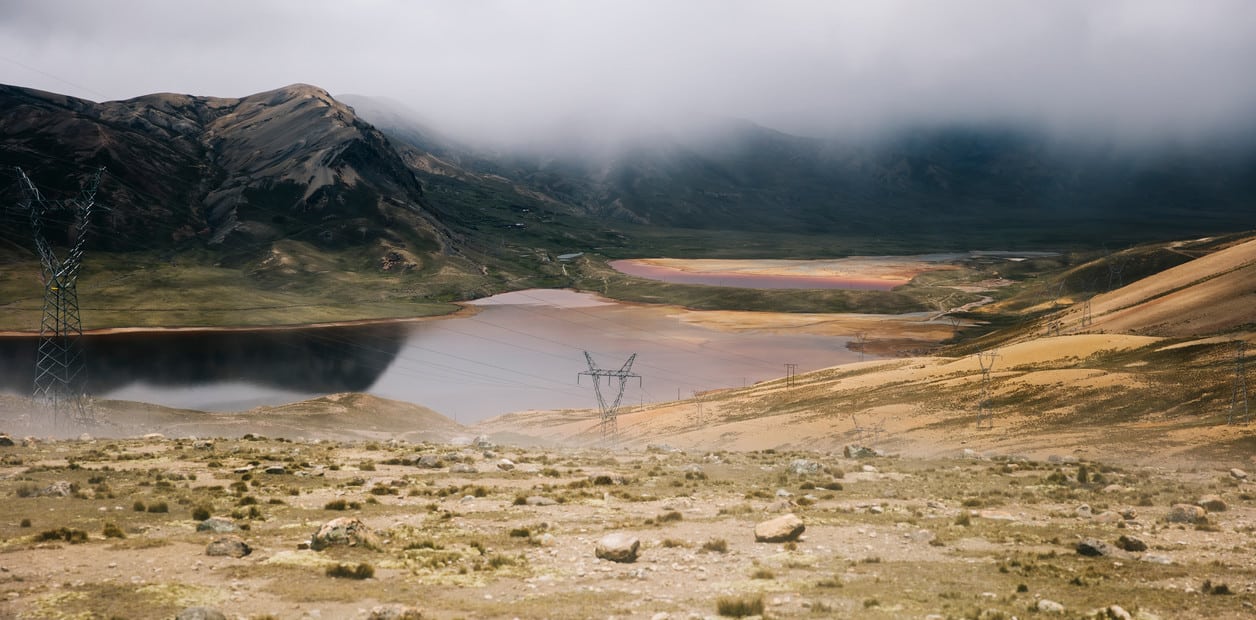 View,At,Laguna,Milluni,Between,La,Paz,And,Chacaltaya,In