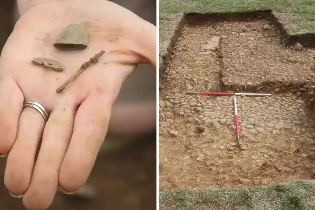Excavan junto al manzano de Newton y descubren la casa perdida de su familia con objetos de hace 400 años image hallazgos casa newton