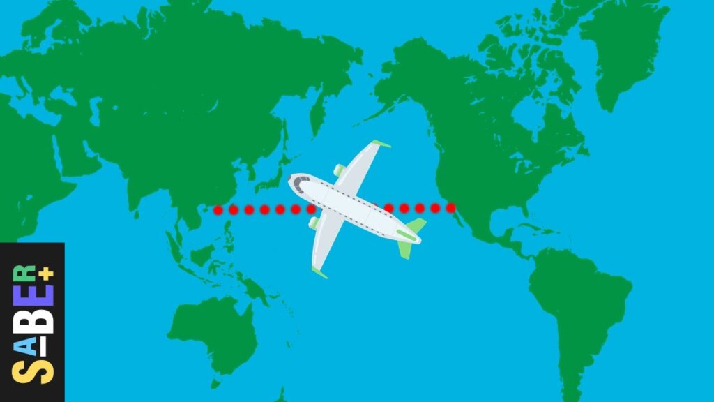 Por qué los aviones evitan volar directamente sobre el océano Pacífico entre América y Asia image maxresdefault 12