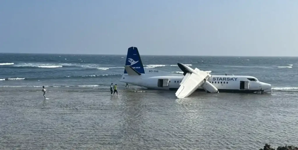 image la tripulacion inicio una maniobra de emergencia para intentar regresar a la pista pero el avion termino desviandose hacia la zona costera 1