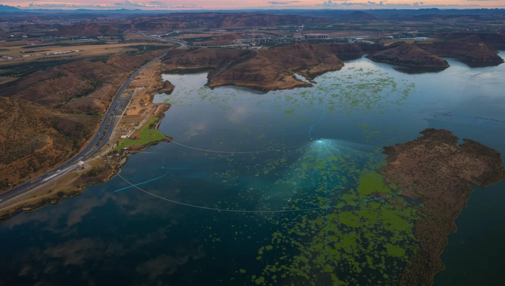 Buscan salvar el lago San Roque con satélites, nanotecnología y economía circular image md 7 1