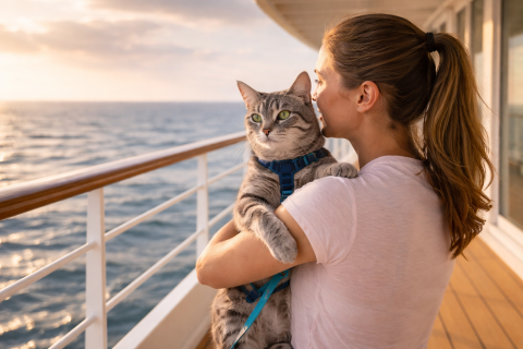 image Viajar en crucero con gatos