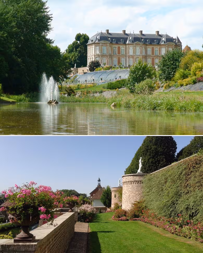 image desde el lago del parque el castillo se refleja 5ITKNWAI7JCCHJVMFXIBW2OYVI