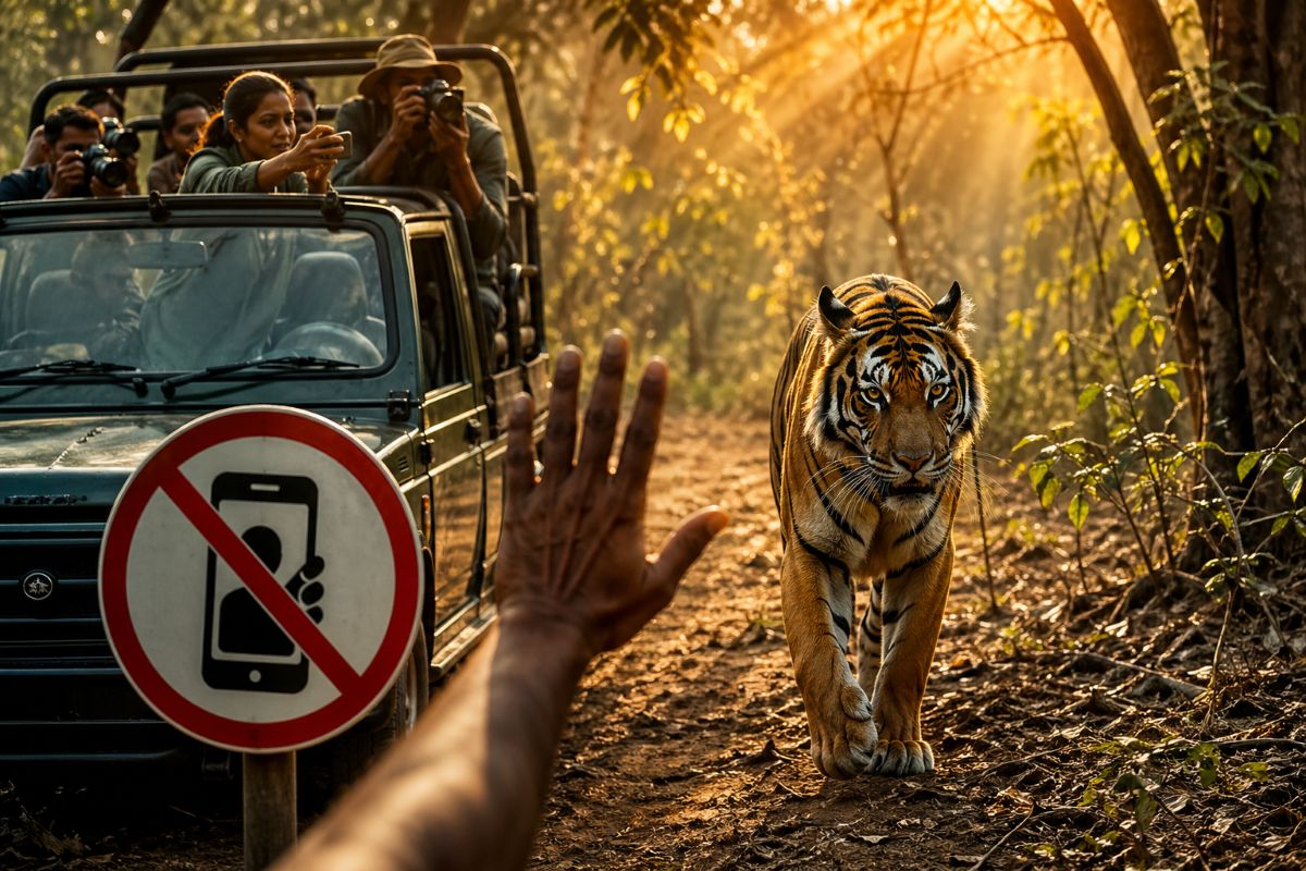 Travel-Shock-As-India-Cracks-Down-On-Wildlife-Selfie-Culture-With-Strict-Safari-Rules-To-Protect-Tigers-And-Restore-Ethical-Tourism-Balance Travel-Shock-As-India-Cracks-Down-On-Wildlife-Selfie-Culture-With-Strict-Safari-Rules-To-Protect-Tigers-And-Restore-Ethical-Tourism-Balance