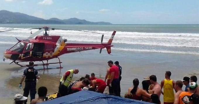 Tragedia en Brasil: identifican al turista que murió ahogado en una famosa playa image El turista ahogado intento ser reanimado por los rescatistas durante media hora pero el esfuerzo fue en vano