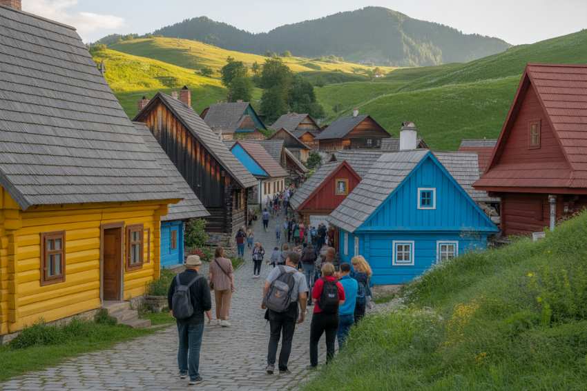 El pueblo que quiere renunciar a la Unesco: recibe 100.000 turistas al año image Vlkolinec