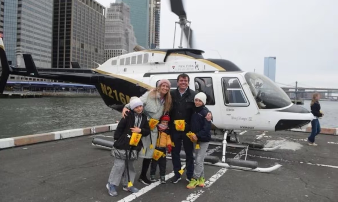 familia española accidente helicóptero