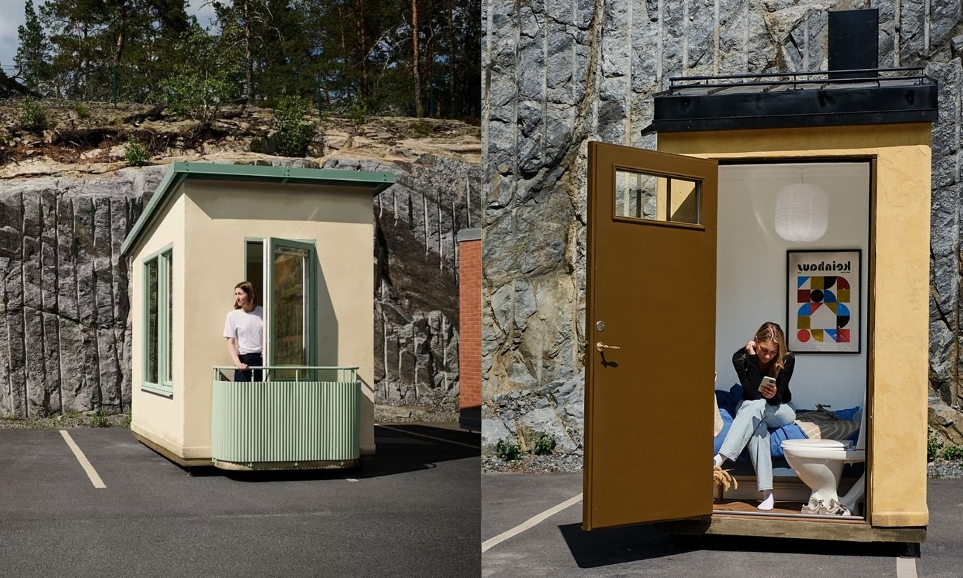 La casa de 1,9 m² que expone el problema de los jóvenes para acceder a una vivienda en Suecia