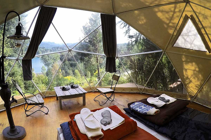 Los mejores campings de Argentina para disfrutar de unas vacaciones rodeado de naturaleza image Glamping interior 03