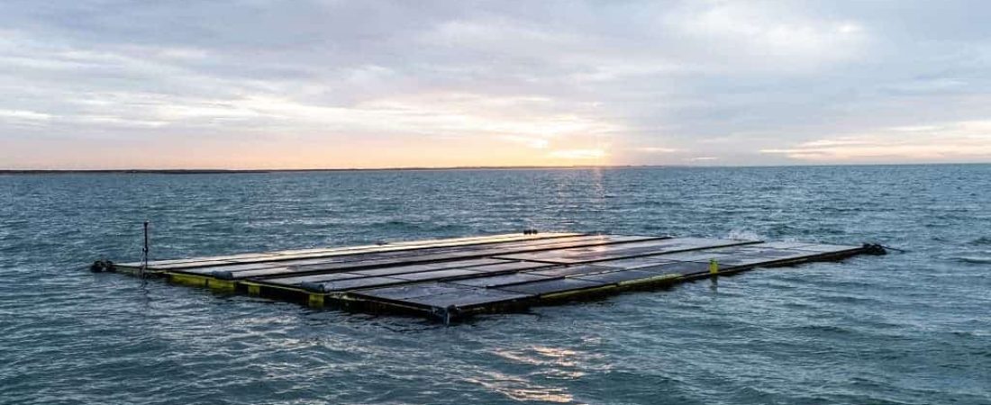 parque solar flotante