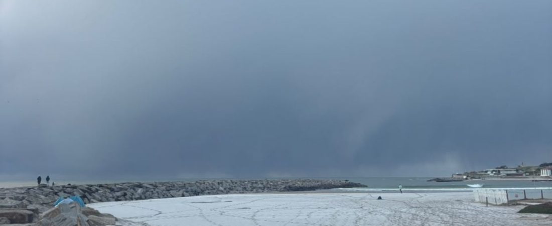 Nieve en la provincia de Buenos Aires.