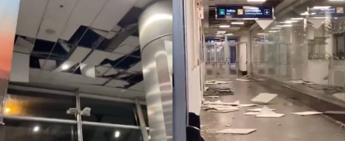 Aeroparque registró fuertes daños tras temporal en Buenos Aires habrá vuelos cancelados y demoras durante este domingo-1