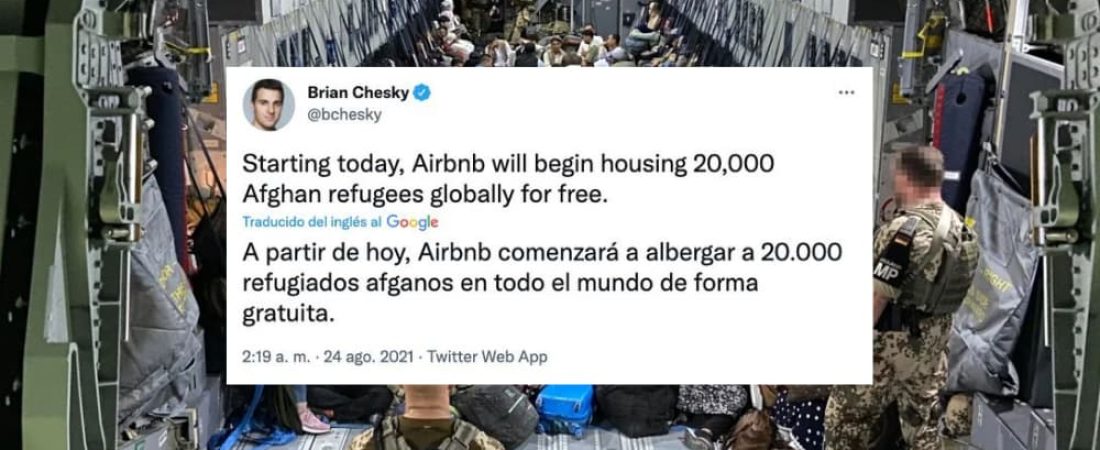 Airbnb albergará a 20.000 refugiados de Afganistán de manera gratuita y en todo el mundo-1