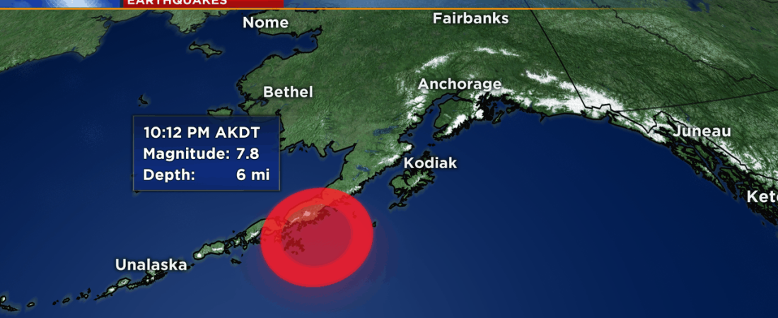 Alaska en alerta Un fuerte sismo de magnitud 7,8 provocó evacuaciones ante el riesgo de un tsunami 1