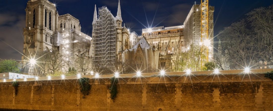 Así lucen los trabajos de reconstrucción en la Catedral de Notre Dame, a casi tres años del incendio-4