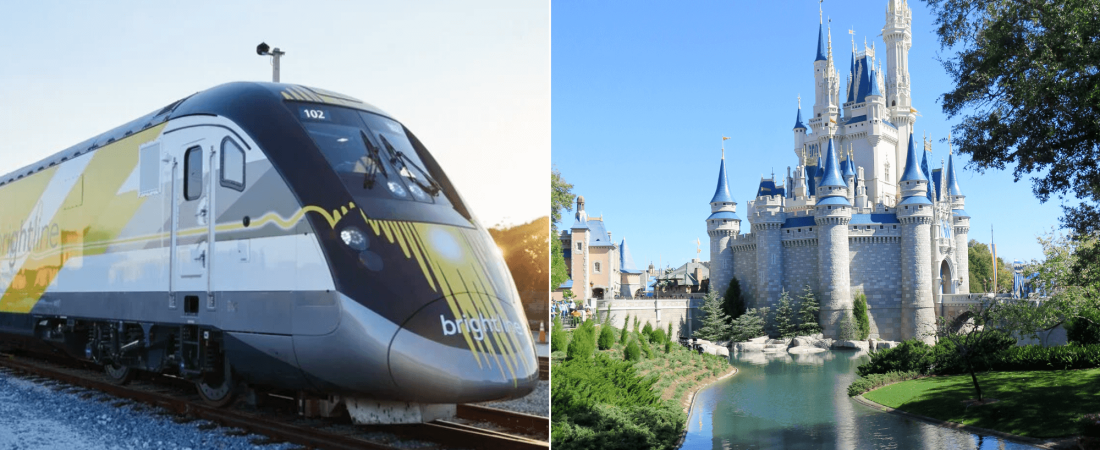 Brightline, el tren de alta velocidad de Florida, conectará Miami con en el complejo Walt Disney World Resort en Orlando 1