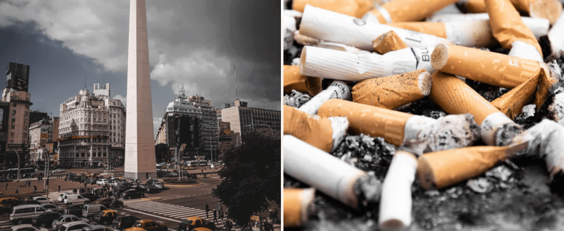 Buenos Aires presentaron un proyecto que permitiría multar a quienes arrojen colillas de cigarrillos en la vía pública