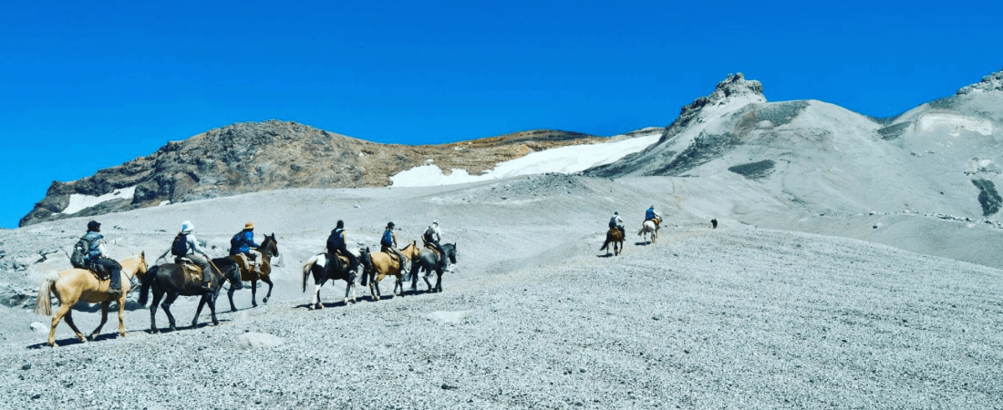 Cabalgatas al cráter del volcán Copahue