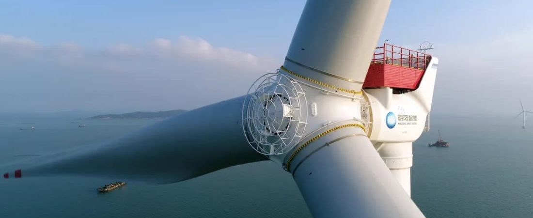 China ha encendido la turbina eólica más grande de la historia cuenta con un rotor de unos 853 pies de diámetro-1