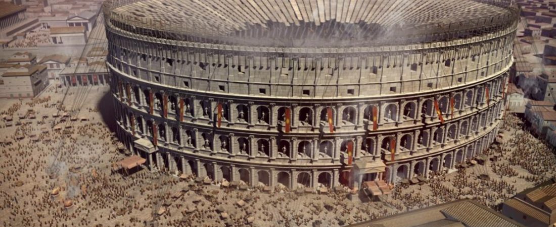 Coliseo romano en 3D