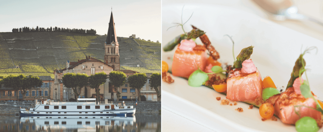 Conoce Epicurean Burgundy un crucero en el que puedes cenar cada noche en un restaurante estrella Michelín 1