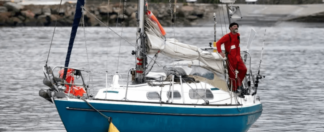 Cruzó el océano Atlántico en velero durante 74 días para reencontrarse con su familia en Mar del Plata