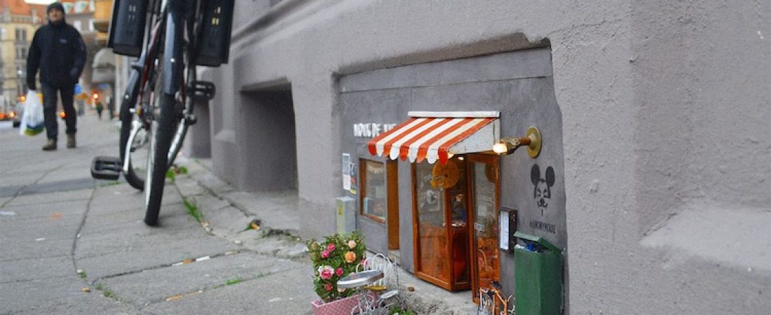 Descubre Anonymouse, un colectivo de arte en Suecia que crea tiendas y restaurantes en miniatura para ratones